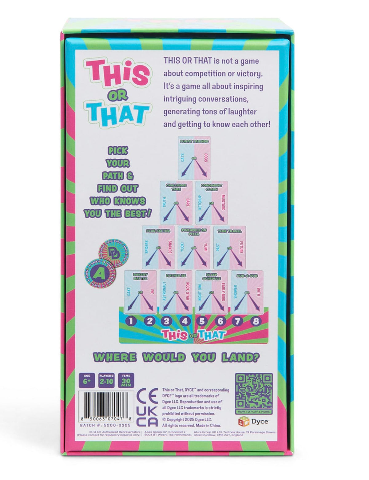 DYCE This or That screen-free-fun: keeps conversations lively during parties and family nights