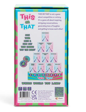 DYCE This or That screen-free-fun: keeps conversations lively during parties and family nights