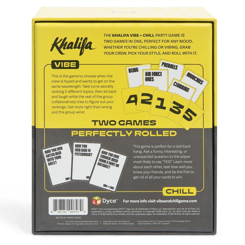 DYCE Wiz Khalifa gift-ready pack ideal for birthdays and party nights.