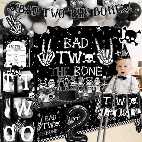 Dydamud Bad Two The Bone cupcake toppers decorate treats with style.
