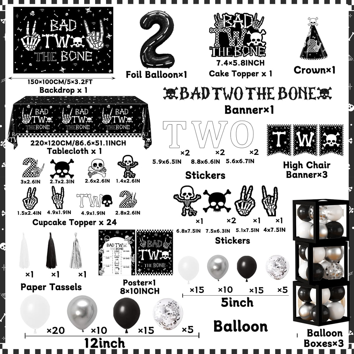Dydamud Bad Two The Bone milestone poster marks the birthday milestone.