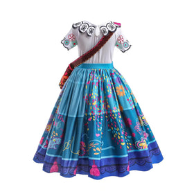DYJJKM Mirabel costume back view: comfortable, tailored fit
