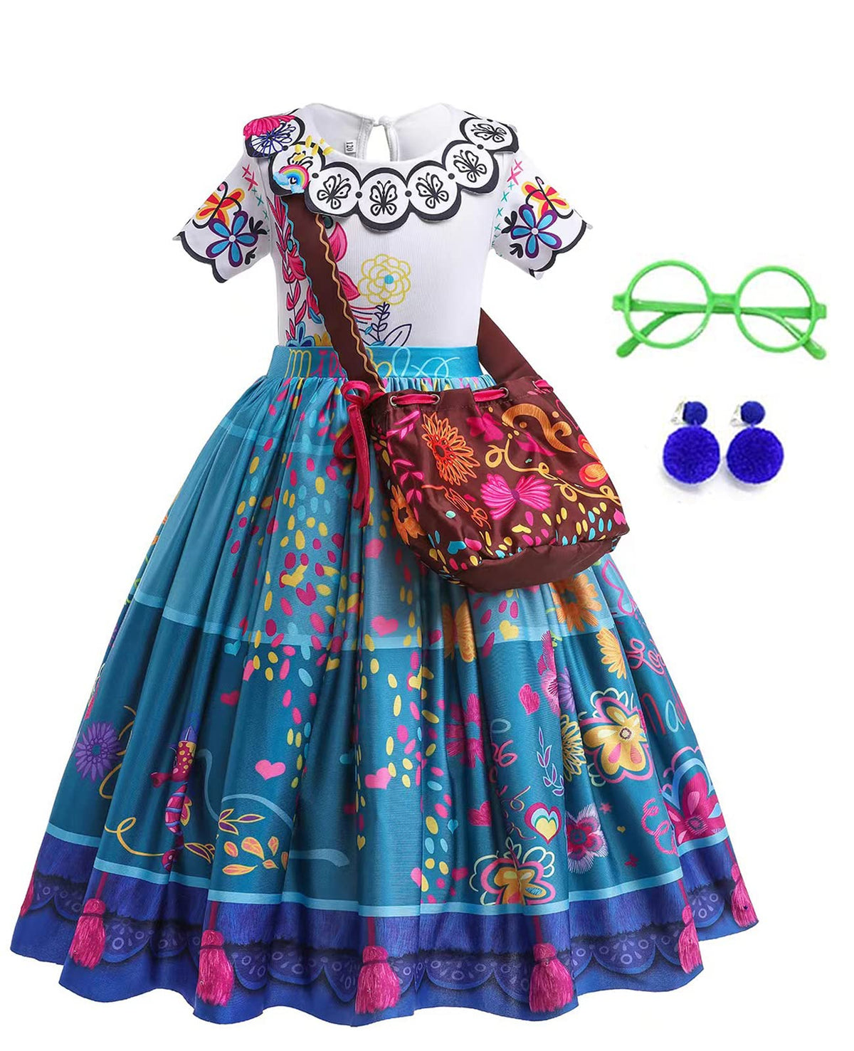 DYJJKM Mirabel blue dress: soft, breathable fabric for everyday play