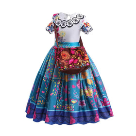 DYJJKM Mirabel blue dress soft material, skin friendly comfort