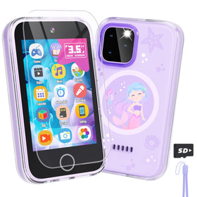 Dylanto Kids Phone front view with kid-friendly 3.5-inch screen for learning on the go