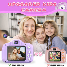 Dylanto Upgrade Kids Selfie Camera back view reveals compact, durable shell for daily play