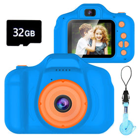 Dylanto Upgrade Kids Selfie Camera front view highlights compact design for easy handling and kid-friendly photos