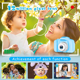 Dylanto Upgrade Kids Selfie Camera in hand showing kid‑friendly grip
