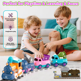 Dynffur carriages with moving parts for realistic, imaginative railway setups.