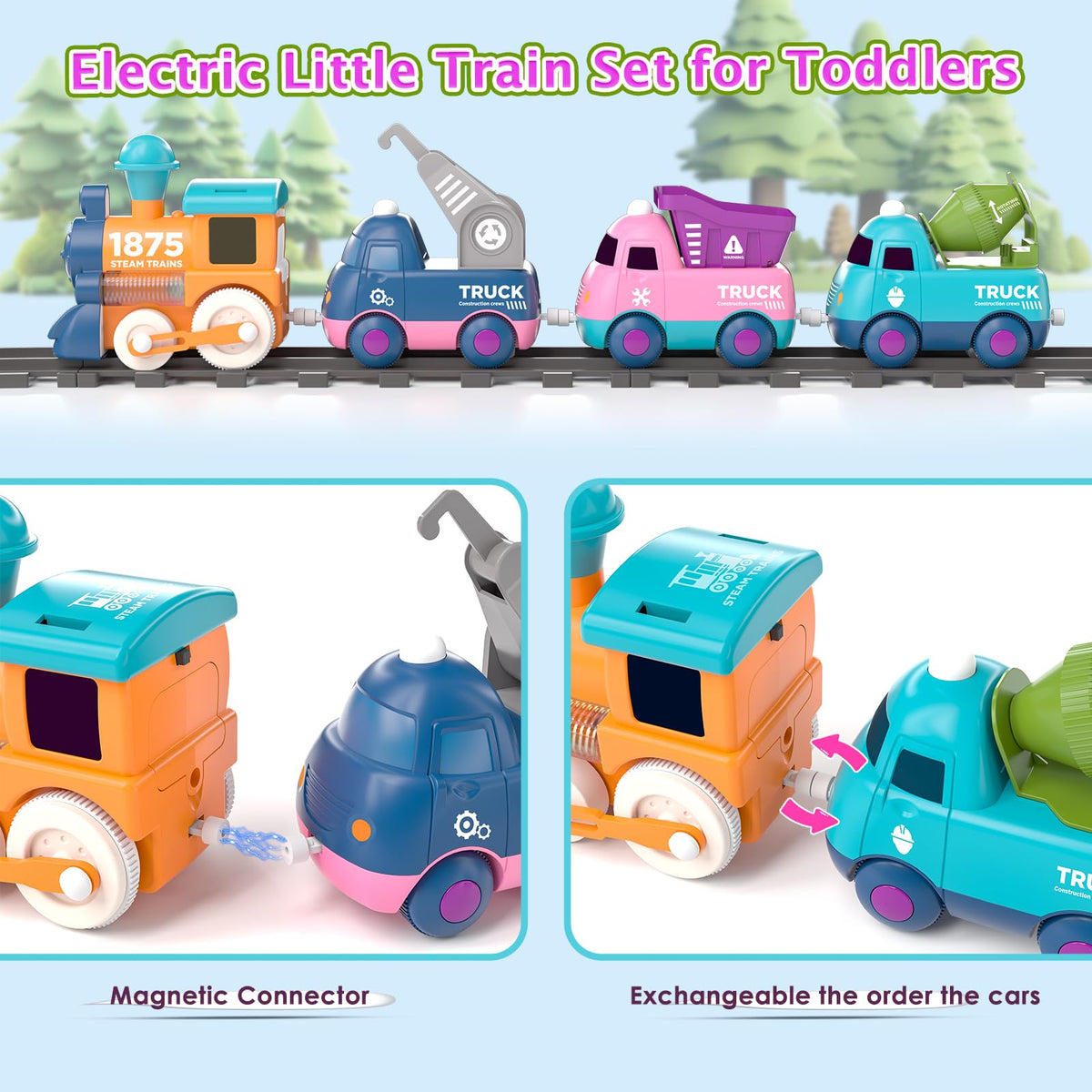 Dynffur dump truck supports open-ended transporting play and role play.