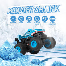 DYODYORC RC car with built-in speakers for lively music.