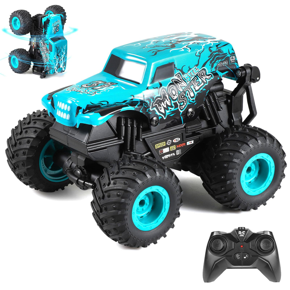 DYODYORC remote control car blue for outdoor adventures.
