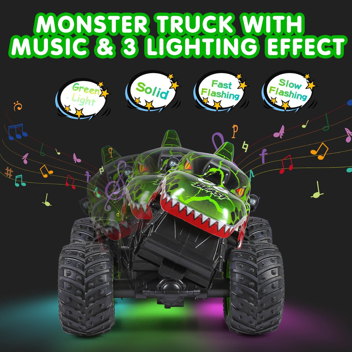 DYODYORC green lighting modes showcase LED effects during play