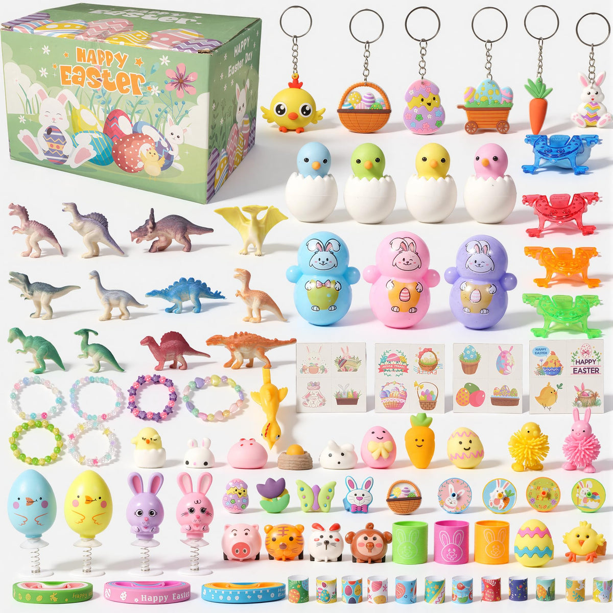 Dysh.Tech Easter eggs with toys inside for engaging hunts