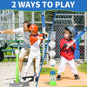DZLION T Ball Set baseball bat enables confident swings