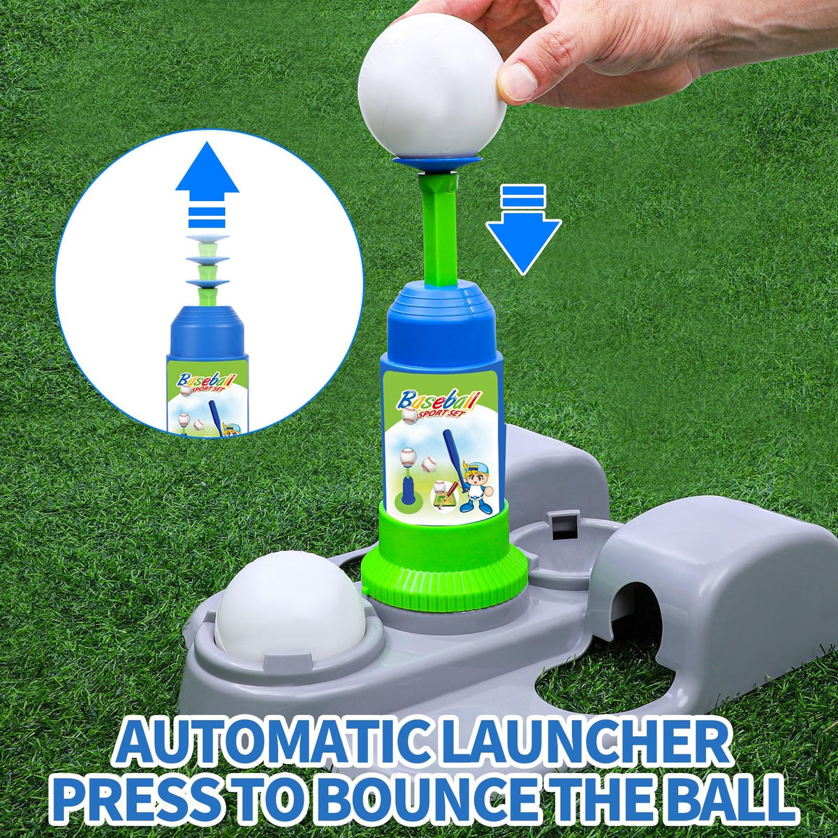 DZLION T Ball Set batting tee steady practice surface