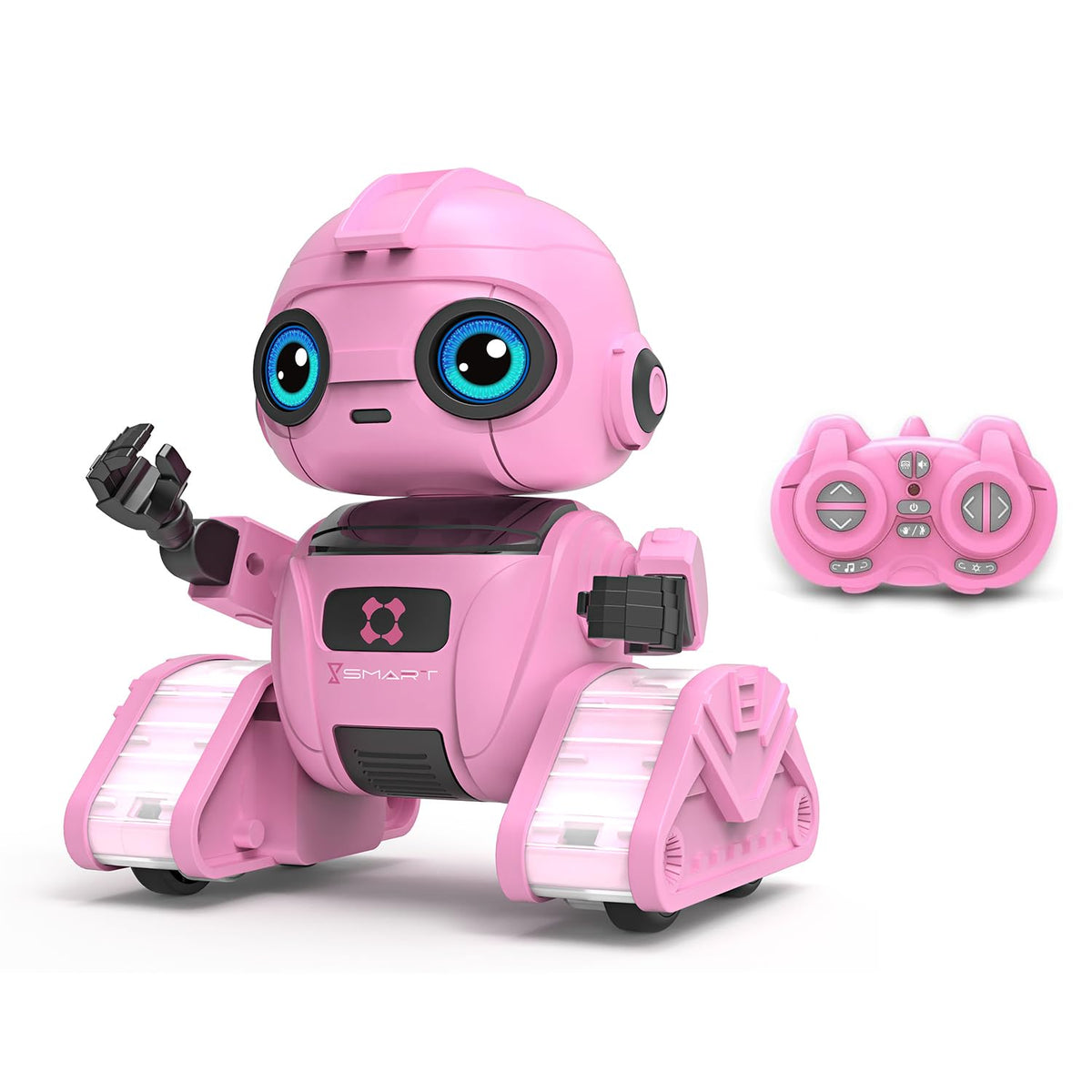 Dzxlin robot eyes change color for interactive play and mood lighting.