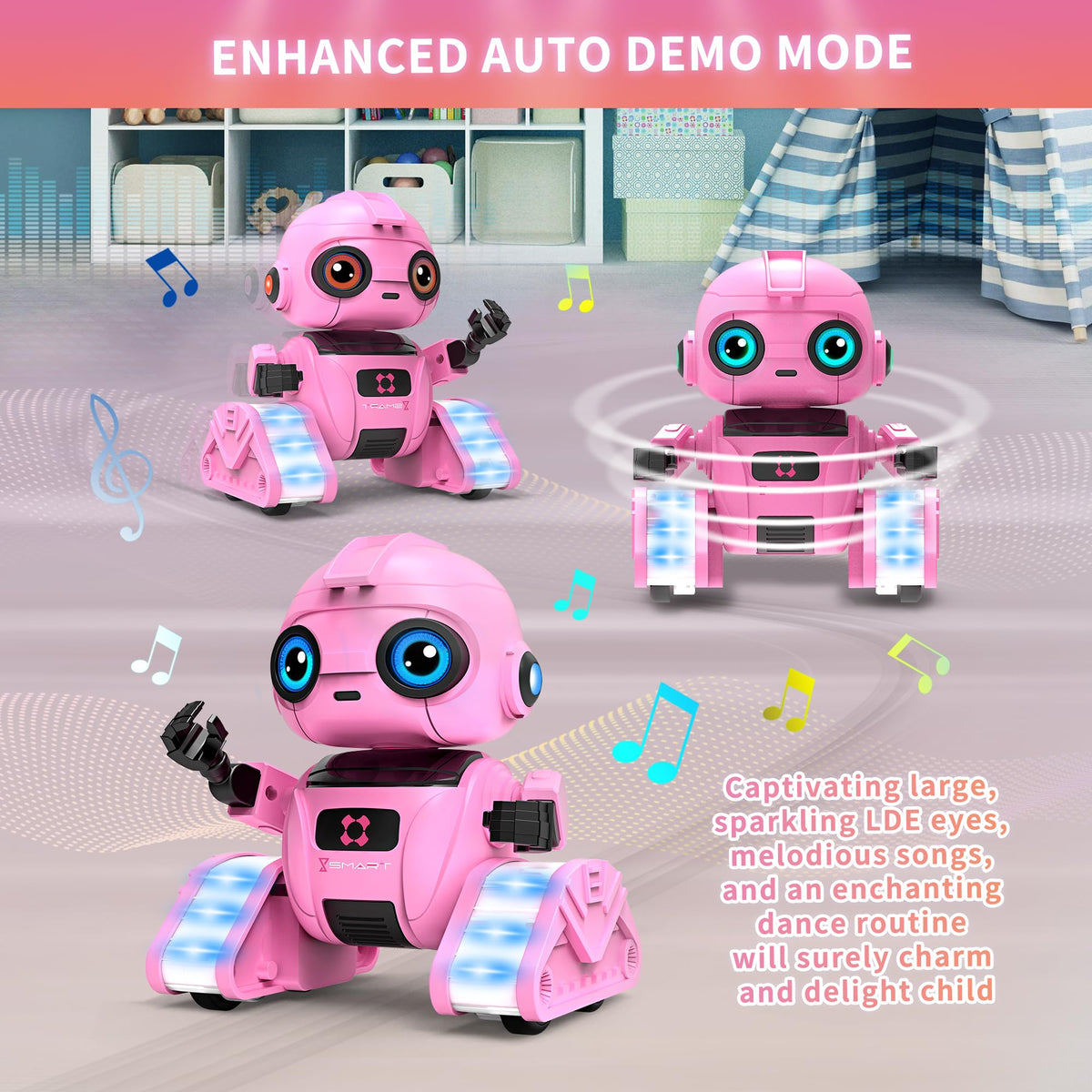Dzxlin robot remote control mode for precise, kid-led moves.