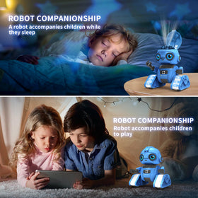 Dzxlin robot toy blue gesture sensing demonstrates intuitive, beginner-friendly control.