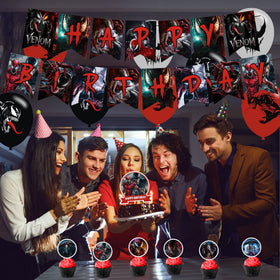 DZZK Venom 2 theme decor foil accents for arches and tables