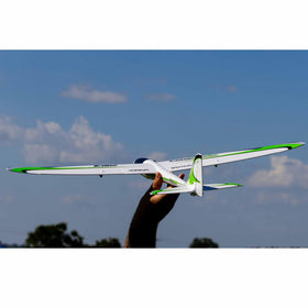 E-flite UMX Conscendo BNF Basic offers optional flaperons and spoilerons for extra maneuvering.