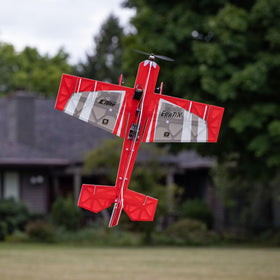 E-flite UMX Eratix 3D FF 450mm top view highlights foam construction
