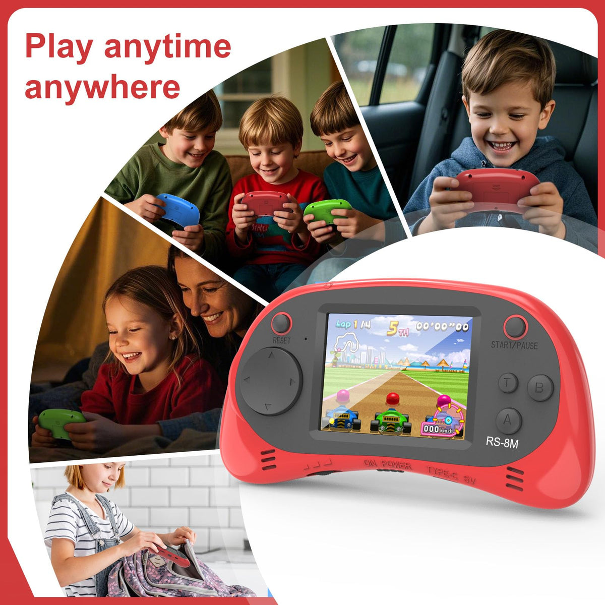 E-MODS GAMING portable travel design is easy to carry.