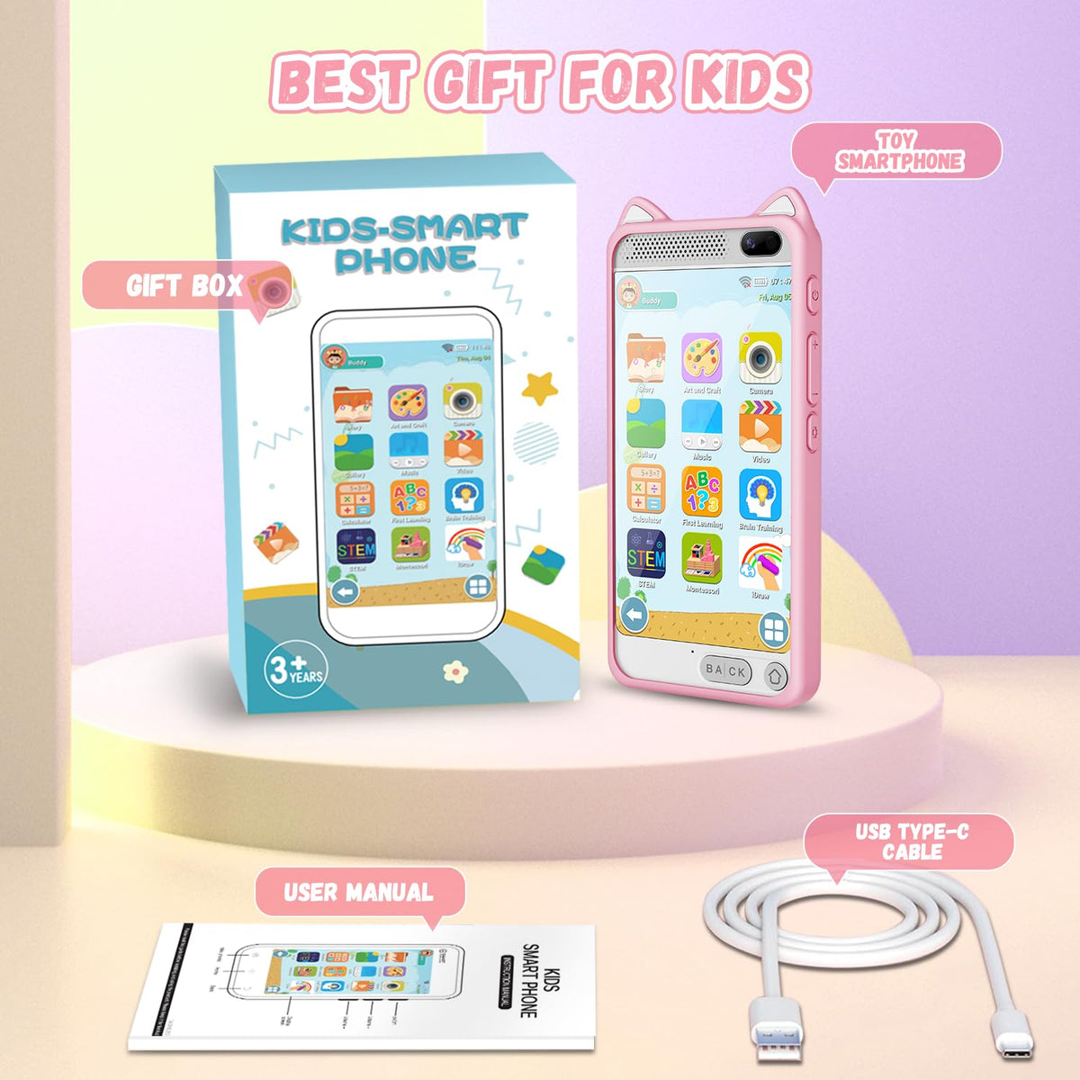 Case-on view highlights shockproof design for outdoor play