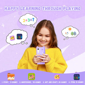 E teacher toy smartphone 2000mAh battery for long outdoor play sessions