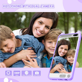 E teacher toy smartphone music player with speakers for kid-friendly audio