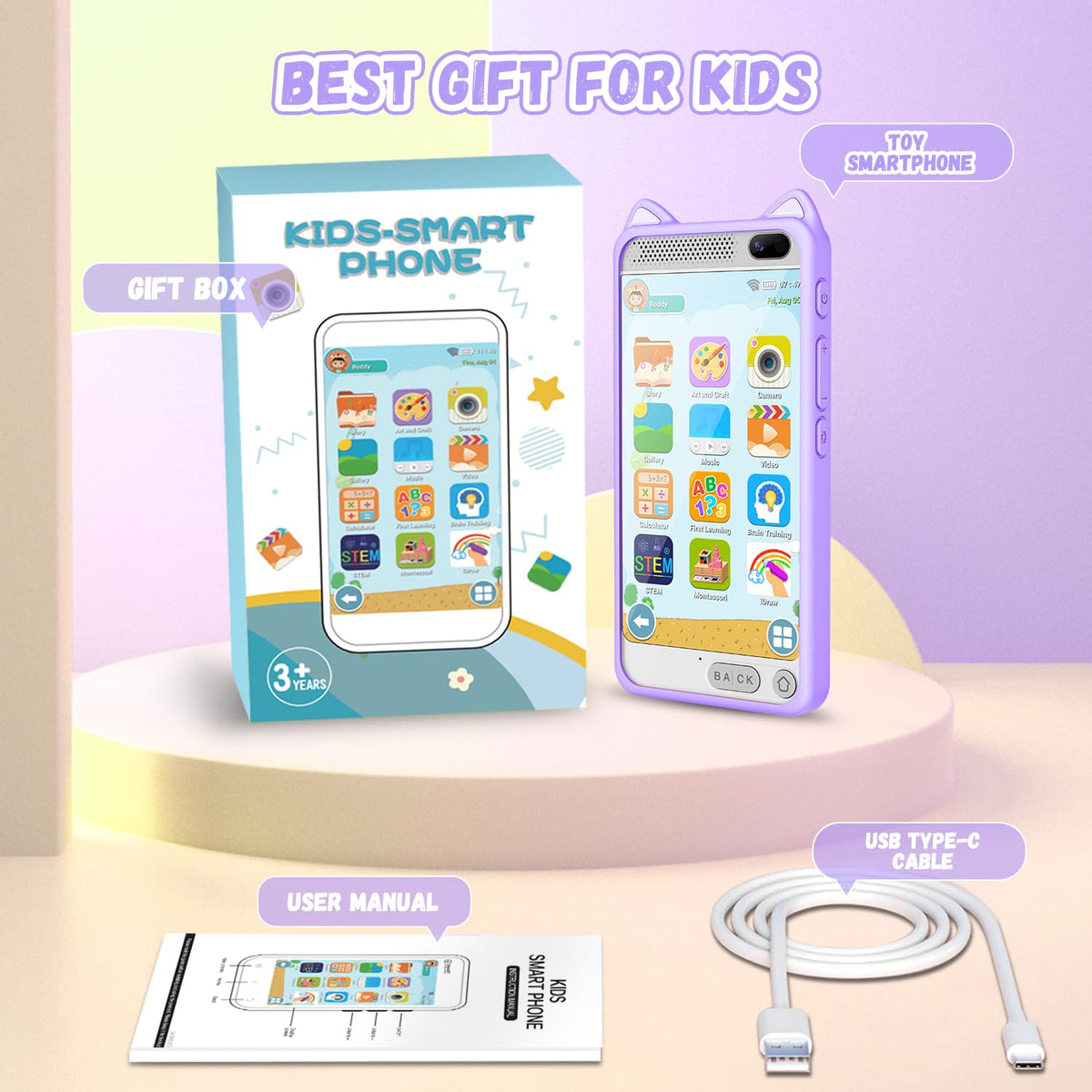 E teacher toy smartphone ideal for outdoor play and travel