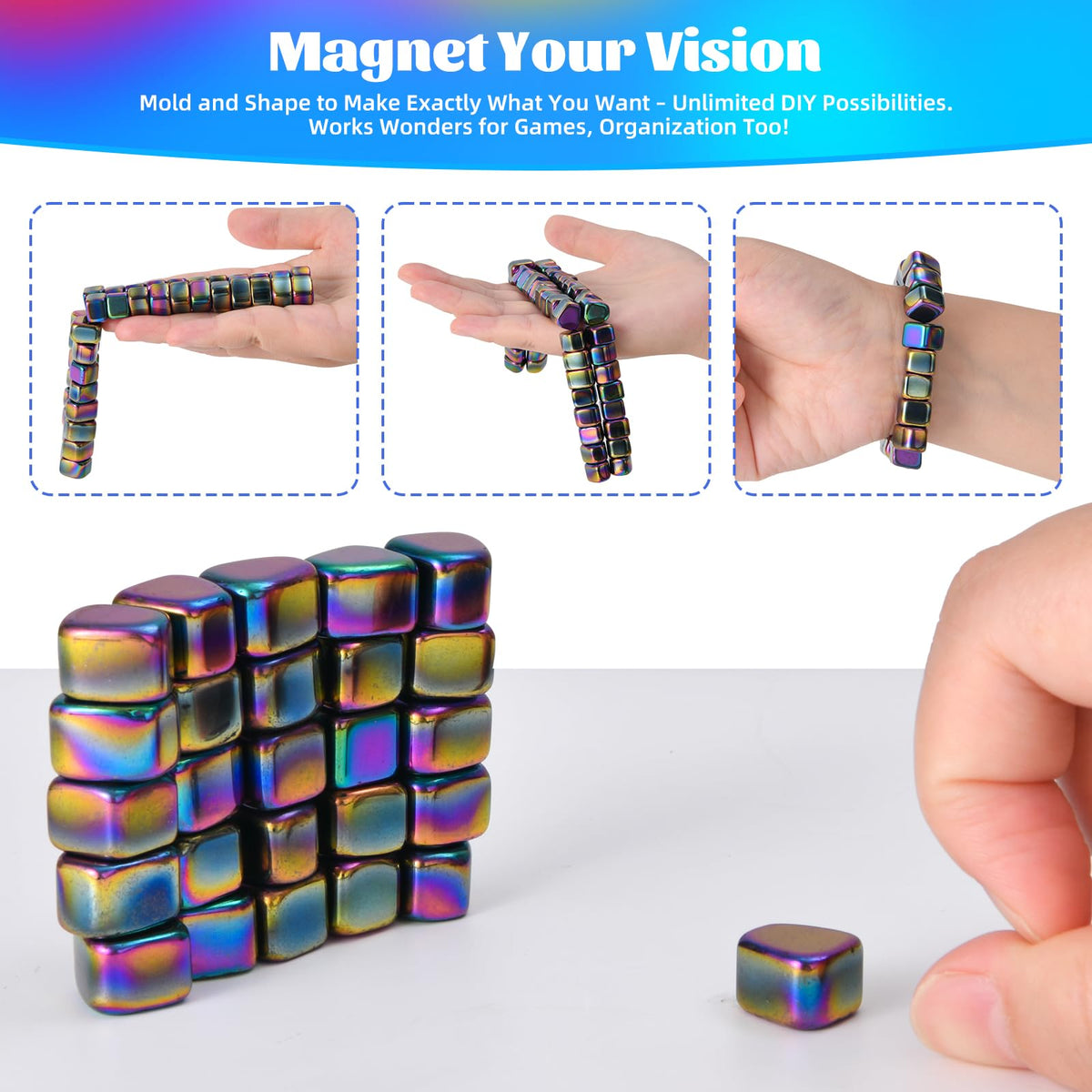eaclqins eighty-piece magnetic stones set portable for travel and on-the-go play