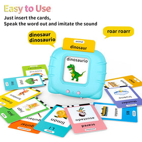 Eaever 520 sight words flash cards set for bilingual vocabulary practice