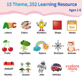 Eaever animal and vehicle cards trigger fun voices for vocabulary practice.