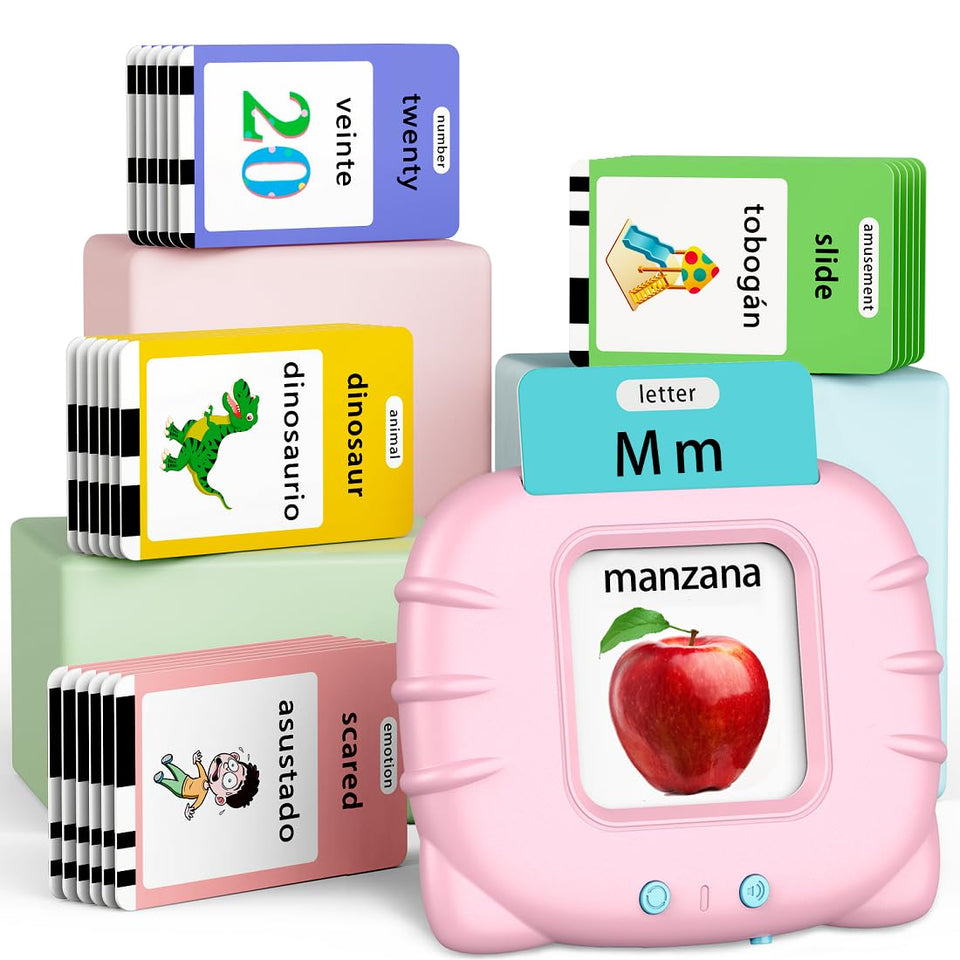 Eaever bilingual flashcards pack with 520 sight words for early literacy practice.