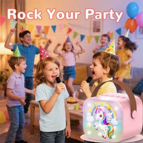Eaever LED disco lights sync to the beat for party vibes.