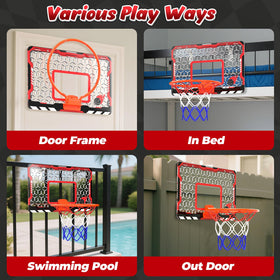 EagleStone durable backboard provides sturdy indoor fun