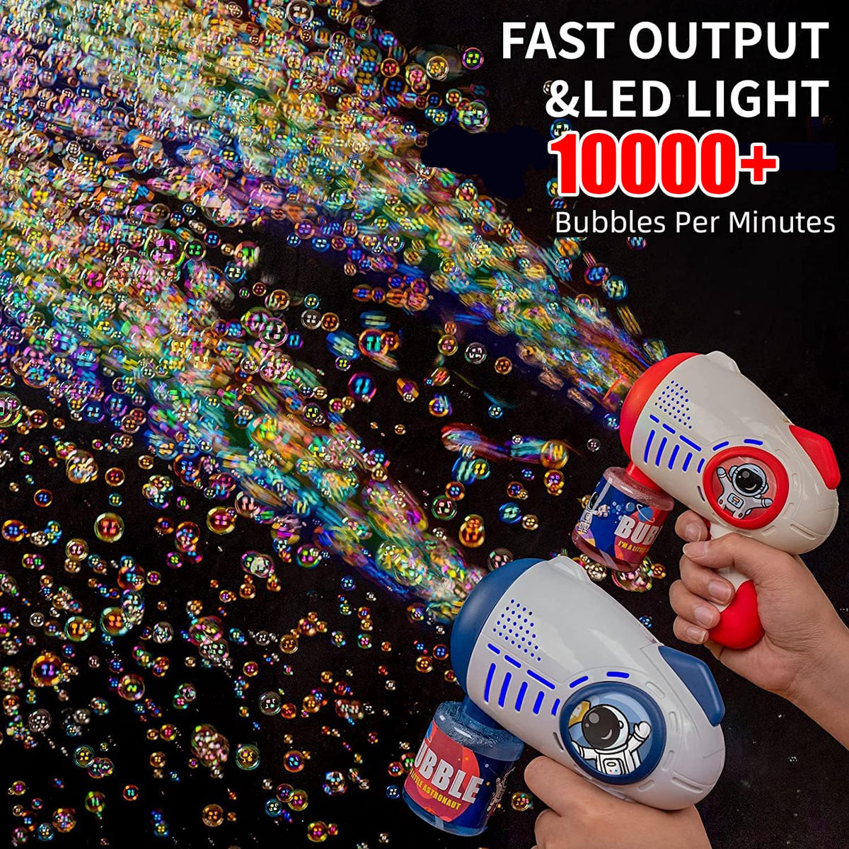 EagleStone bubble maker is simple to assemble and kid-friendly