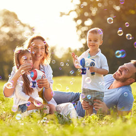 EagleStone bubble gun leak-proof design prevents spills during play