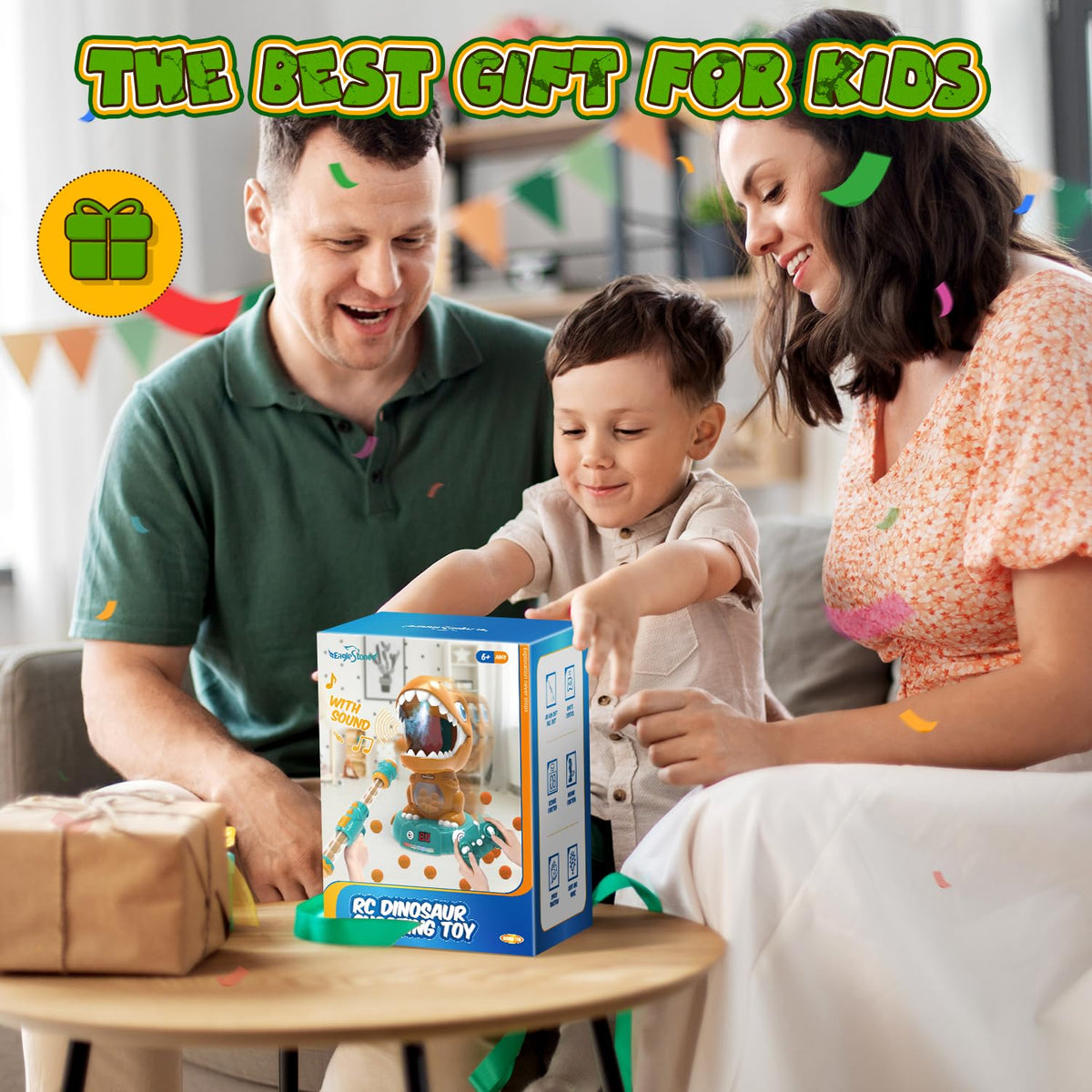 EagleStone ABS material construction withstands rough handling, ideal for kids.