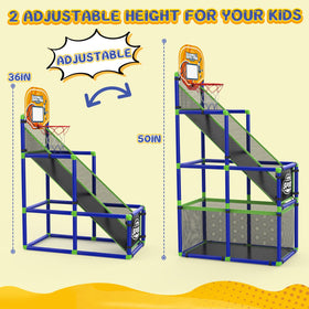 EagleStone Arcade indoor hoop easy assembly for quick setup.