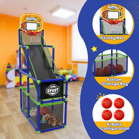 EagleStone Arcade indoor hoop designed for ages 3 to 6.