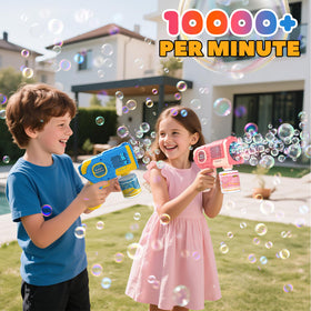 EagleStone 2-pack bubble guns showing compact handheld design.