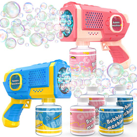 EagleStone bubble guns with LED lights for captivating outdoor play.