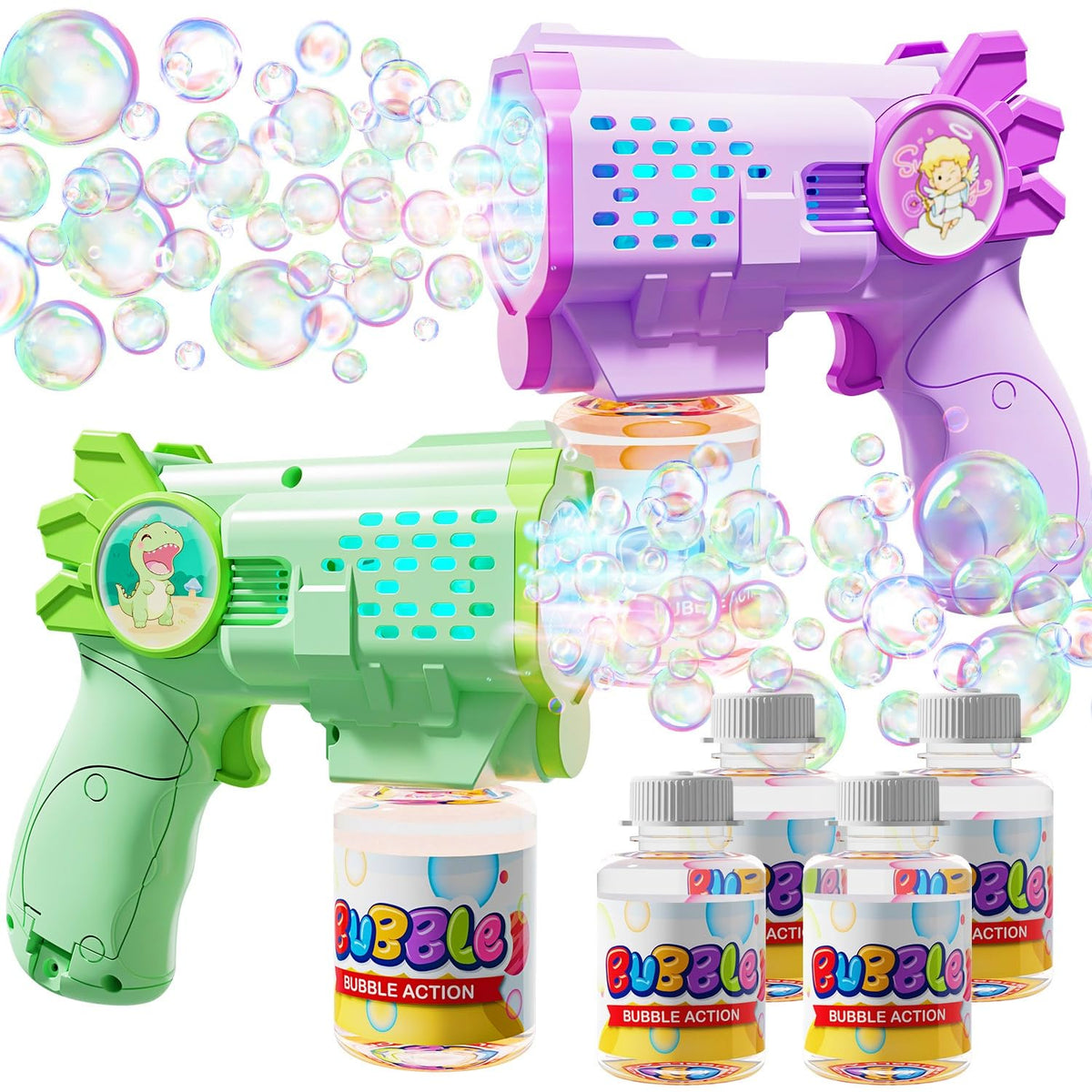EagleStone Bubble Guns outdoor bubble-storm for backyard family fun
