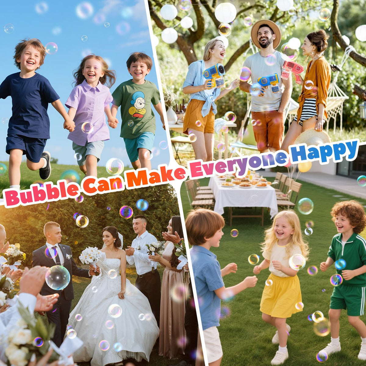 EagleStone bubble guns in action during park or backyard playtime.