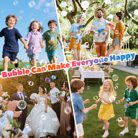 EagleStone bubble guns in action during park or backyard playtime.