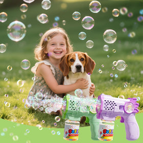 EagleStone Bubble Maker night-time glow enhances celebration vibes