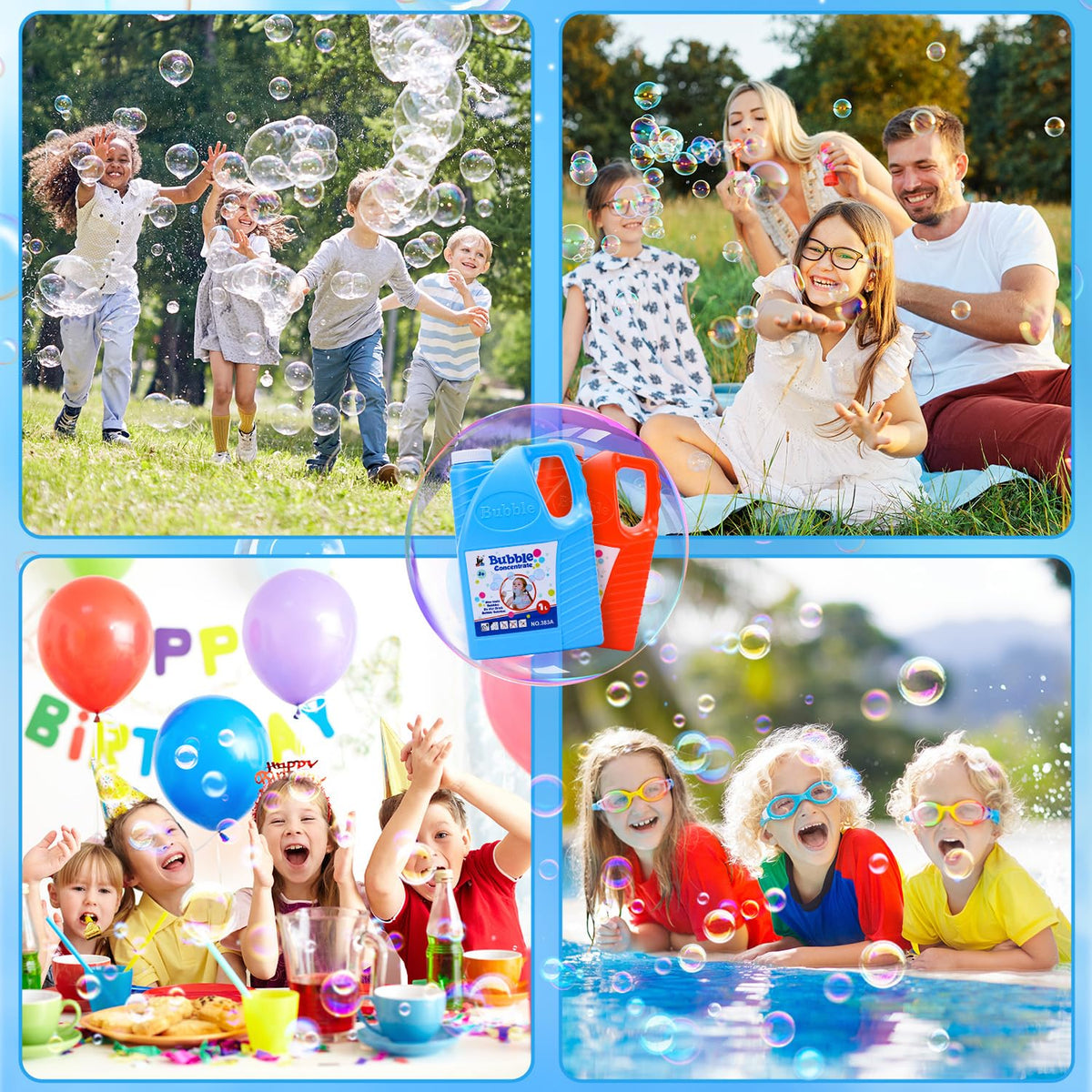 EagleStone child-safe bubble solution safe for kids during play
