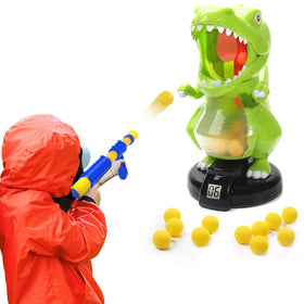 EagleStone dinosaur shooting target with LCD score for group play.